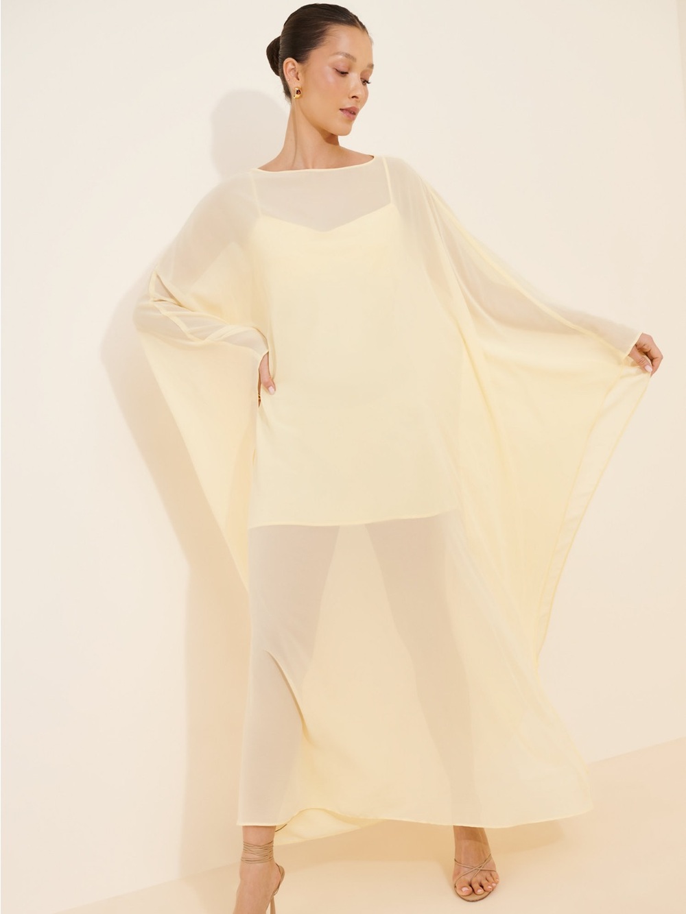 Show Me Your Mumu Olsen Cape Maxi Dress